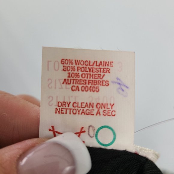 Mister Leonard Wool Hounds Tooth Skirt Size S/M - Picture 15 of 15